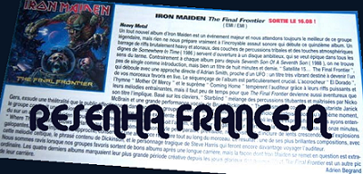 Confira resenha da revista francesa Metallian Magazine sobre The Final Frontier New15