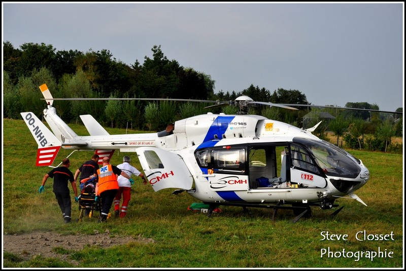 belgique , sri marche en famenne , un frontal fait 5 blessés  21 aout 2012 Dsc_0312