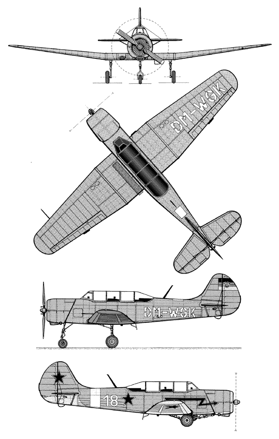 Transformation d’un Yak-18-M12 en Yak-18A   Yak_1810