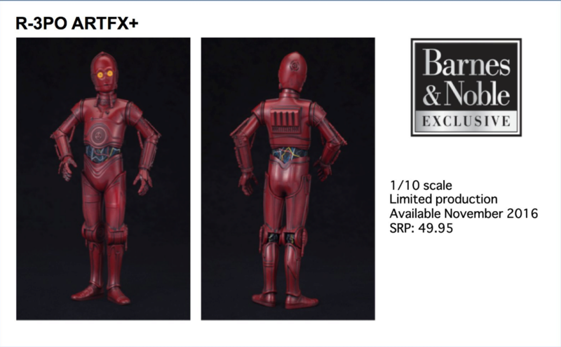 Kotobukiya Star Wars R3-PO Barnes & Nobles Exclusive ARTFX+ Captur10