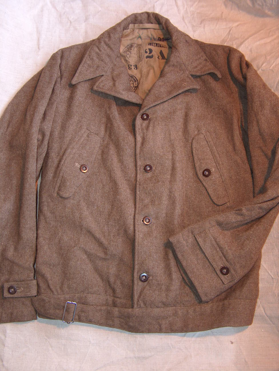 Manteau Français md. 1940 avec marquage Blouso10