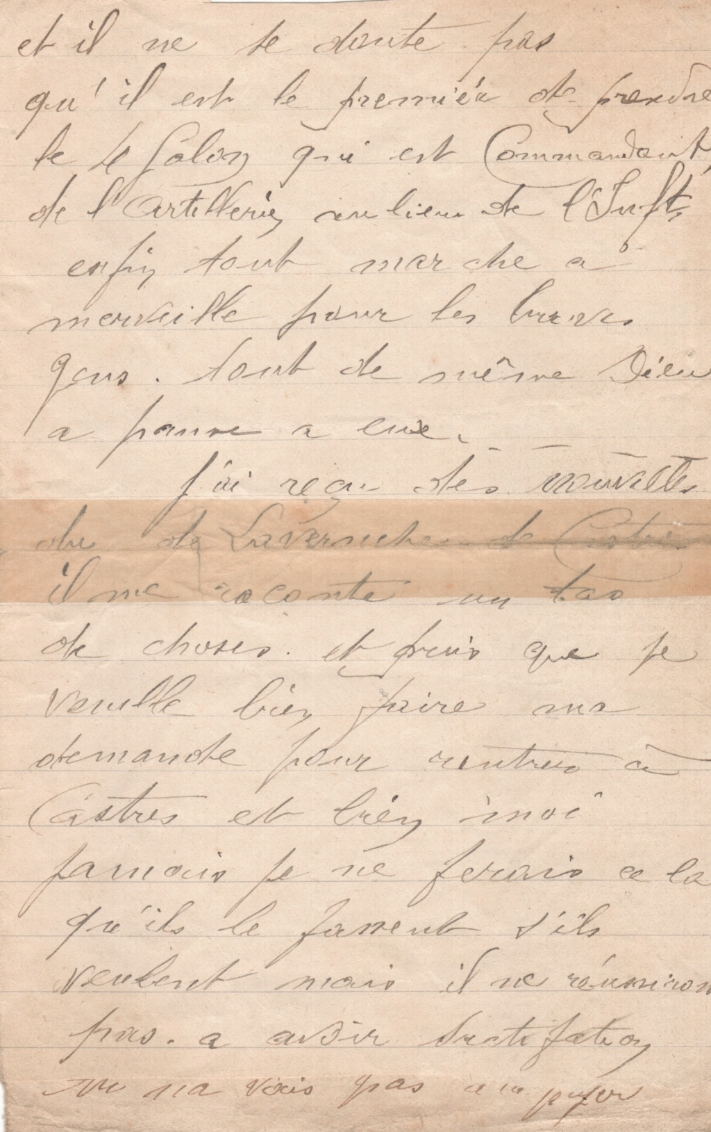 Dernière lettre d'un poilu. E210