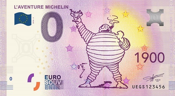BES - Billets 0 € Souvenirs  = 77 Michel10