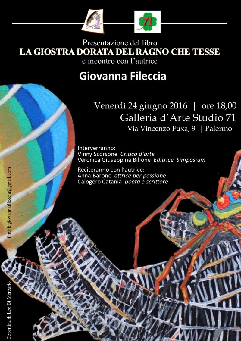 Presentazione di Giovanna Fileccia a Palermo  Locand10