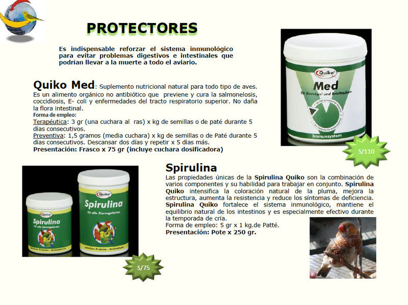 Protectores, Nutrientes, Fertilidad 413