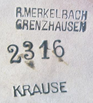 Paire de chopes "Merkelbach & Wick  Grenzhausen" Captur33