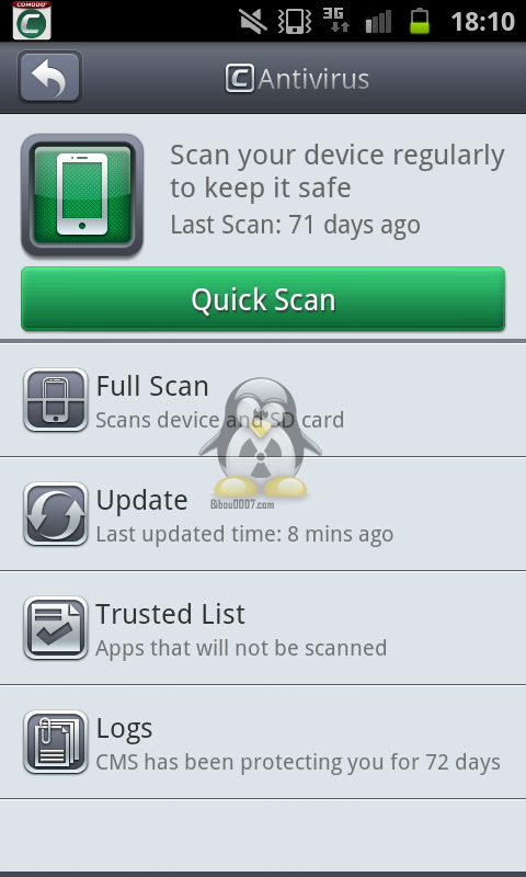 Comodo Mobile Security, un antivirus pour Android Antivi10