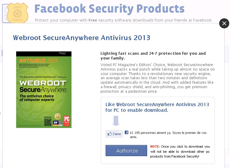 Télécharger Webroot SecureAnywhere Antivirus 2013 gratuit 6 mois Screen74