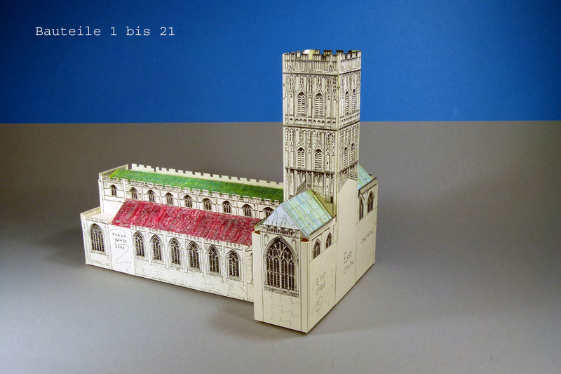 Fertig - Gloucester Cathedral 1:240 von Rupert Cordeux gebaut von Adolf Pirling Bau-0218