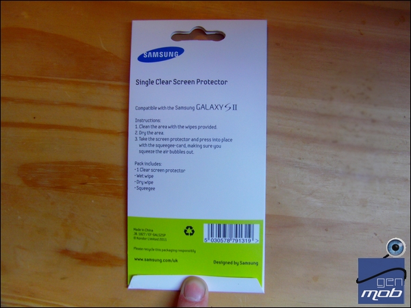 [ORDICA-STORE] Test de la Protection d'écran pour Galaxy S2 Officiel Samsung Photo111