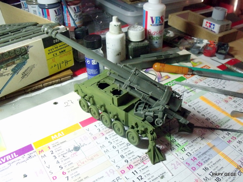 AMX 13 155 Automouvant au 1/35 de heller 14-pds10