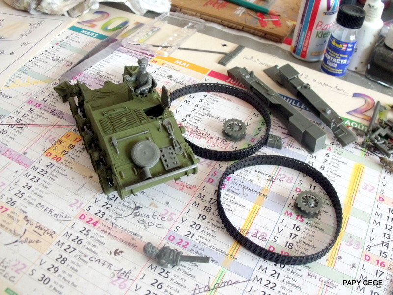 AMX 13 155 Automouvant au 1/35 de heller 15-pds10