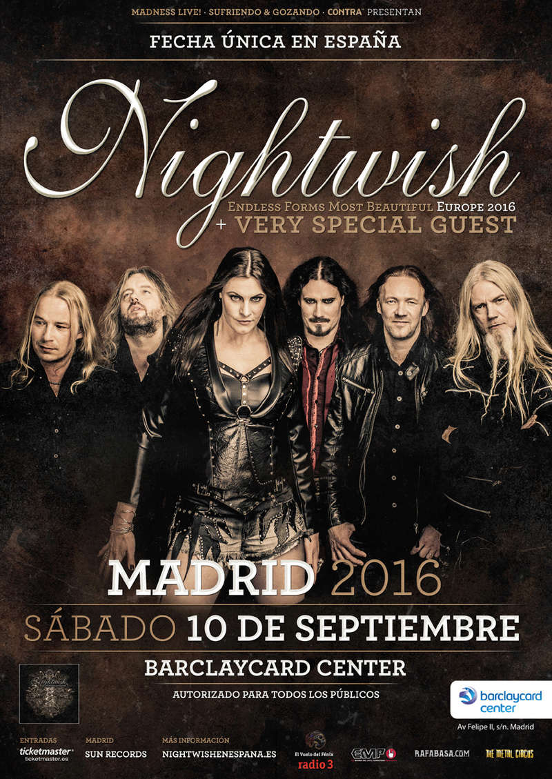 Próximo concierto de Nightwish en Madrid con Alquimia de teloneros Image10