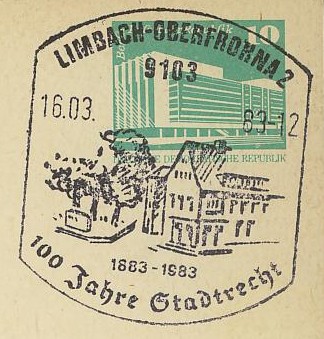 Orts- und Stadtjubiläen  -  Sonderstempel der DDR 1210