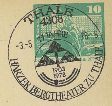 Orts- und Stadtjubiläen  -  Sonderstempel der DDR 1910