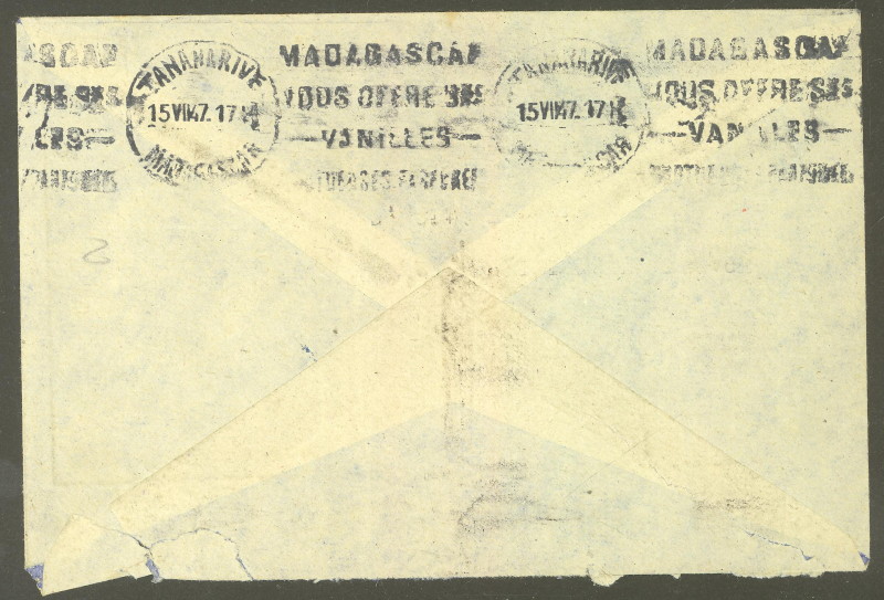 Madagaskar - Frankaturen und Briefmarken 396_3911