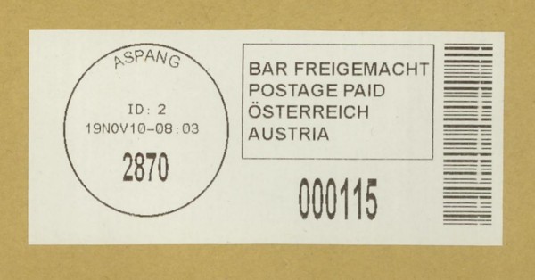 Osterreich - Riposte-OPAL: Bar-Codes in Österreich Aspang10