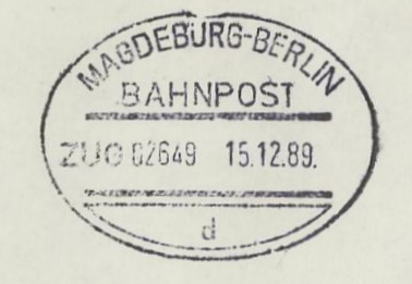 Bahnpoststempel des Deutschen Reiches Bahnpo10