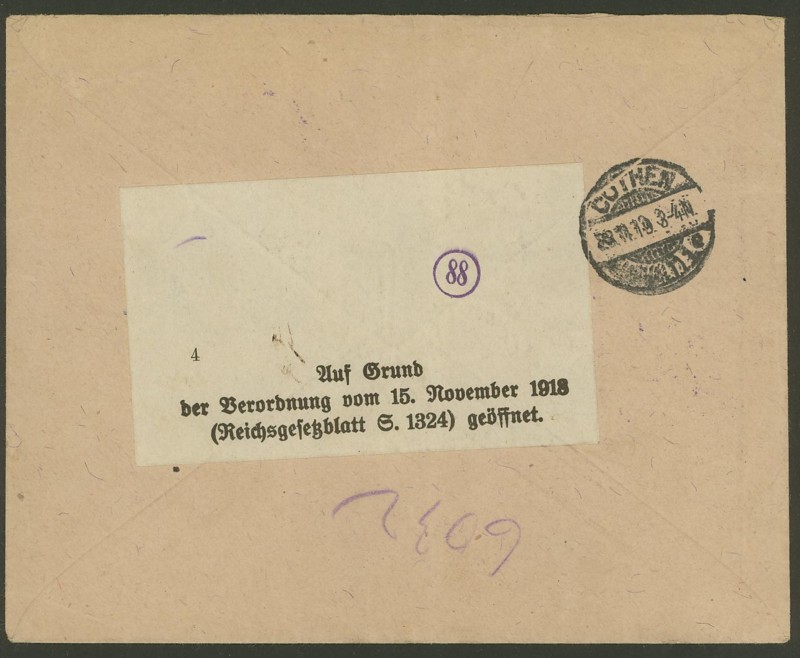 Republik Deutsch-Österreich - Bedarfspost Dez. 1918 - Dez. 1921 Bunter11