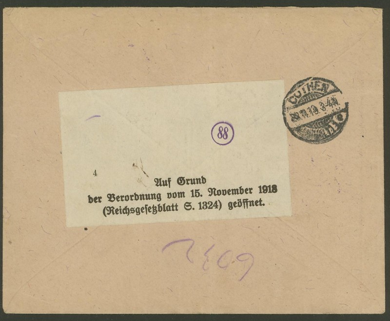 Republik Deutsch-Österreich  -  Bedarfspost Dez. 1918 - Dez. 1921 Bunter11