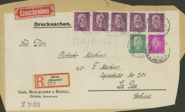 schweiz - Perfins  (Firmenlochungen) Perfin10