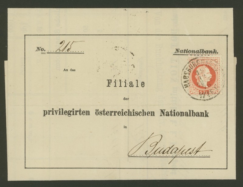 Briefe / Poststücke österreichischer Banken Priv_a10