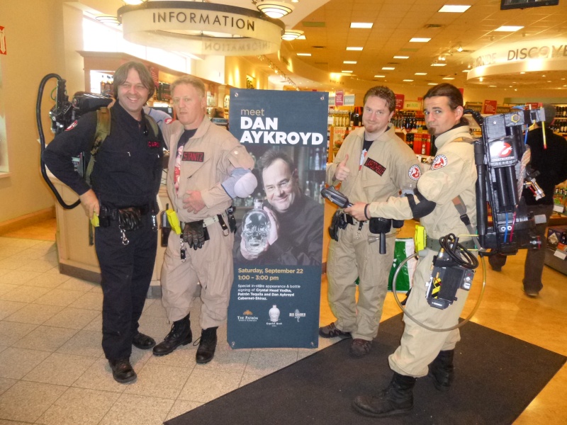 Dan Aykroyd vodka siganture  le 22 Septembre A Ottawa  P1000336