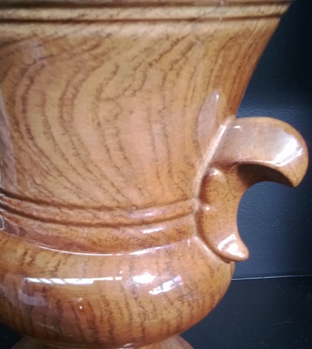 titian - Breathtaking Titian Studio Woodgrain Vase ...... Aa10