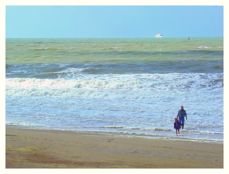 Sur la plage d'Ostende Oosten14