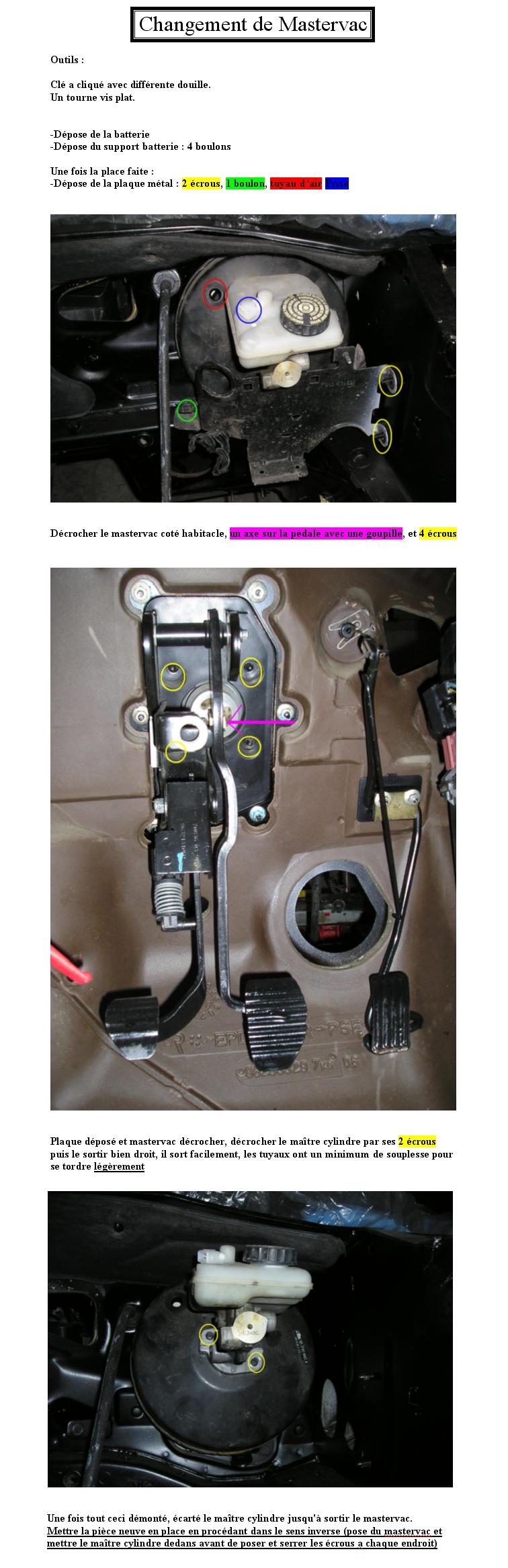 [Tuto] Changement de Mastervac Master10