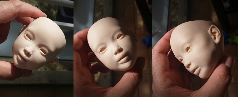 Southkanzai- création d'un visage réaliste pour Smartdoll Doll111