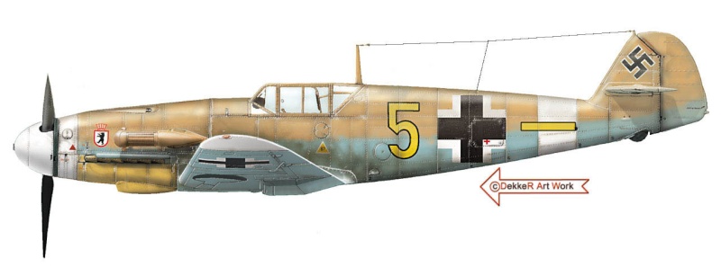 Bf-109F Trop Italeri 1:72 2_610