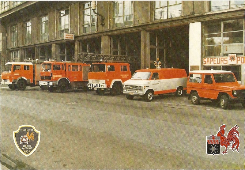 Charroi pompiers de Charleroi années 70-80 Numari11