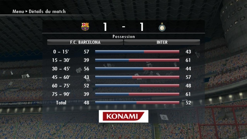 barcelone 1 vs inter 1 Pes20019