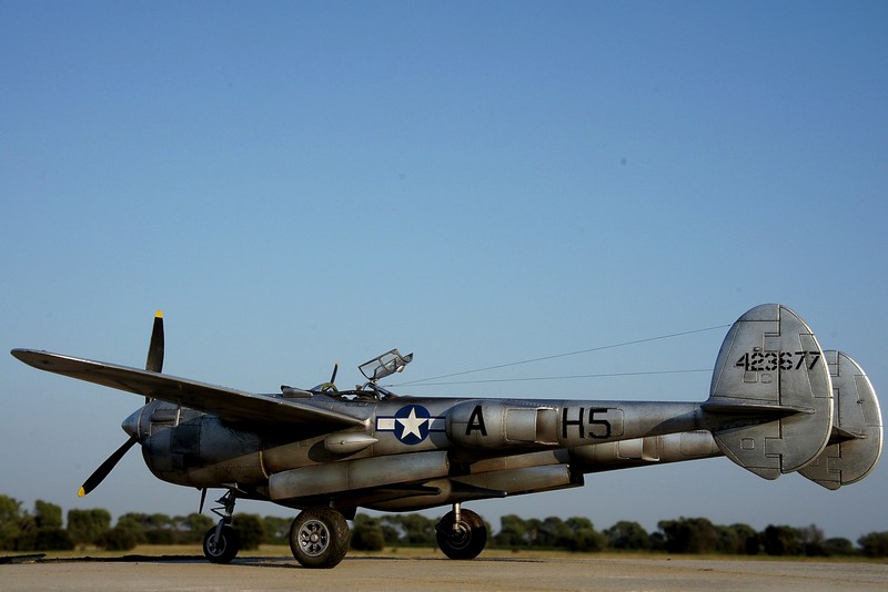 P-38 J " Little Buckaroo " Major " Buck Rogers" France 1944  Dsc06910