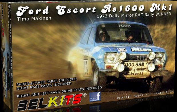 Ford Escort MK1 - Base Belkits - 1/24 Bel00610