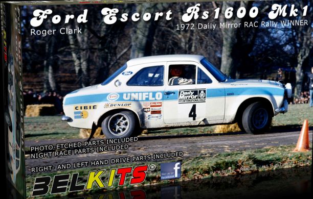 Ford Escort MK1 - Base Belkits - 1/24 Bel00710