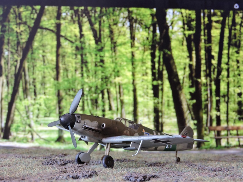 [HELLER] messerschmit 109 K4       -le dernier de ma série-    terminé Messer62