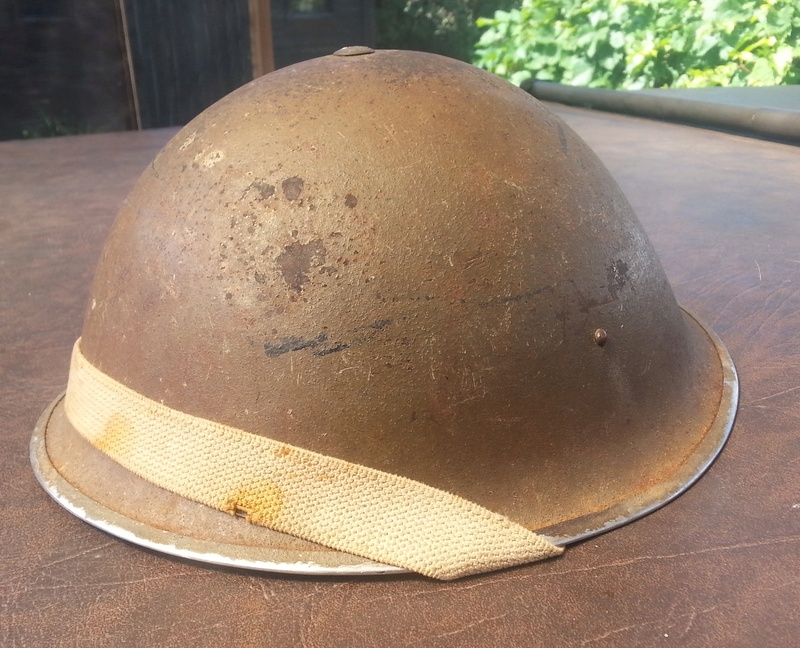 "Helmet, Steel, Mark III". D-Day helmet 2016-011