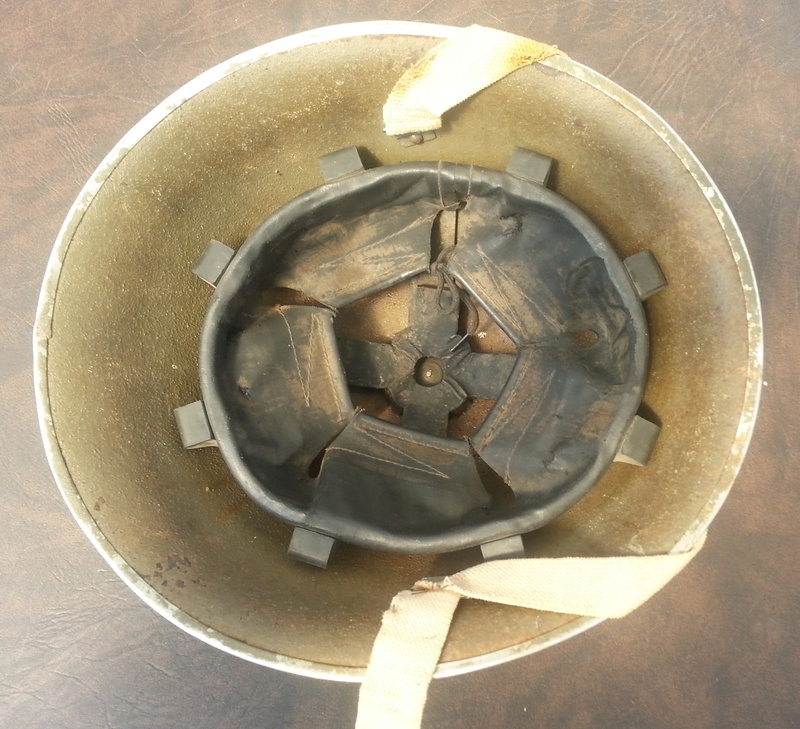 "Helmet, Steel, Mark III". D-Day helmet 2016-013