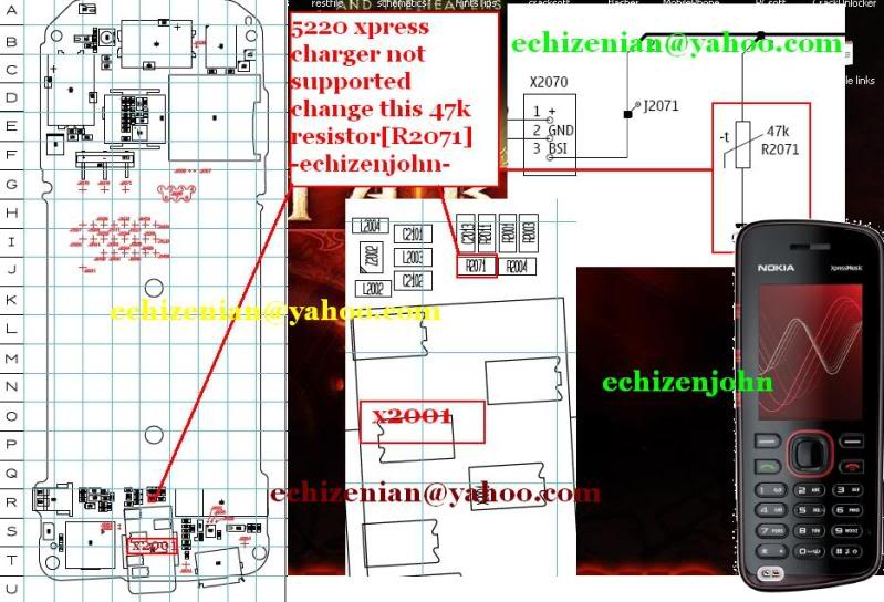 جديد حل مشكلة الشاحن غير مدعوم لبعض اجهزة النوكيا بتغيير المقاومة 47k  5220_x10