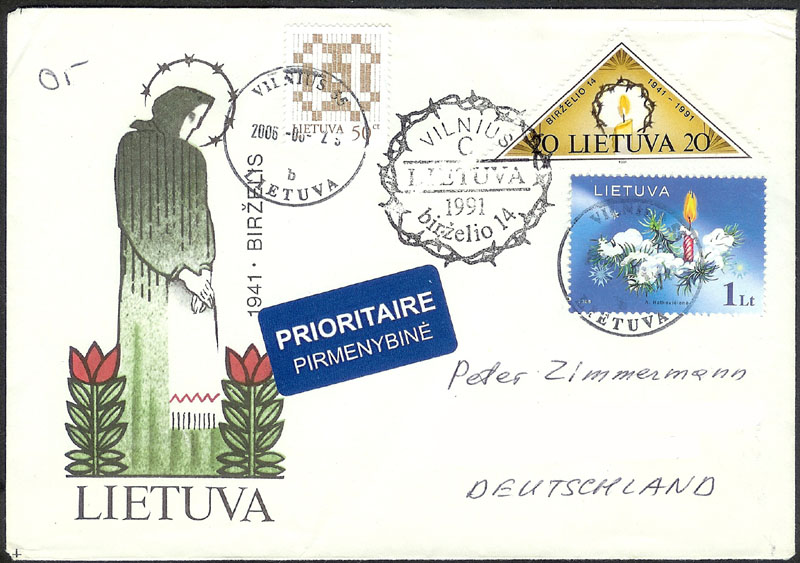 Dreieckige Briefmarken - Seite 2 Litaue10