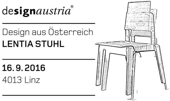 österreich - Sondermarke „Lentia Stuhl“ Serie „Design aus Österreich“ Lentia10