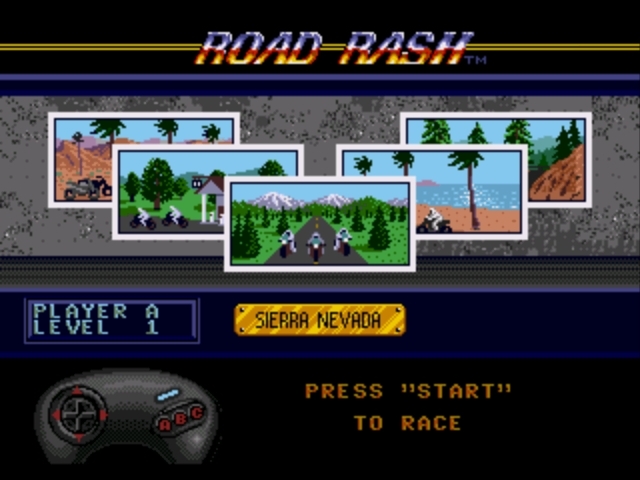 [MegaDrive] Road Rash 216