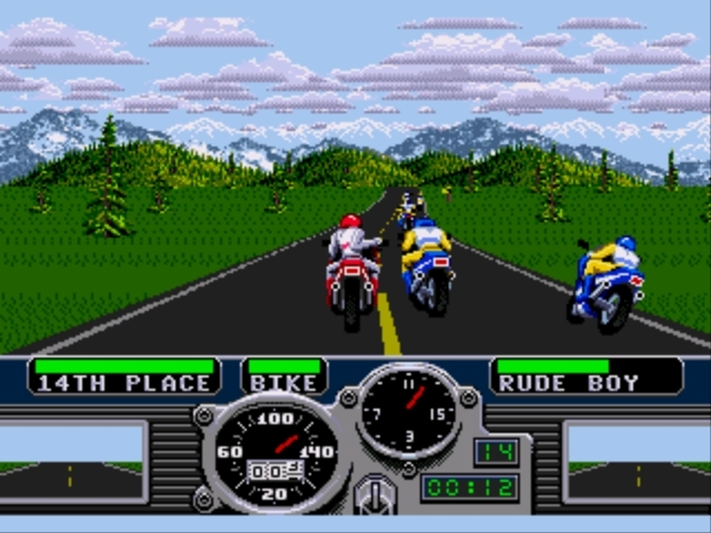 Игра на сега мотоциклы. Road Rash 1 Sega. Road Rash сега. Road Rash 3 сега. Роуд Раш 3 мотоциклы.