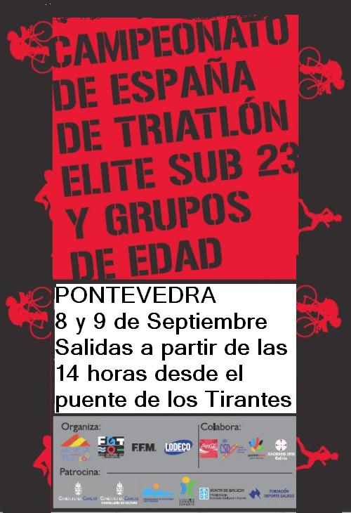 Campeonato de España de Triatlón en Pontevedra (08.09.2102) Cartel11