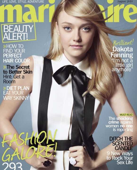 Dakota Fanning en couverture de "Marie Claire" Dakota11