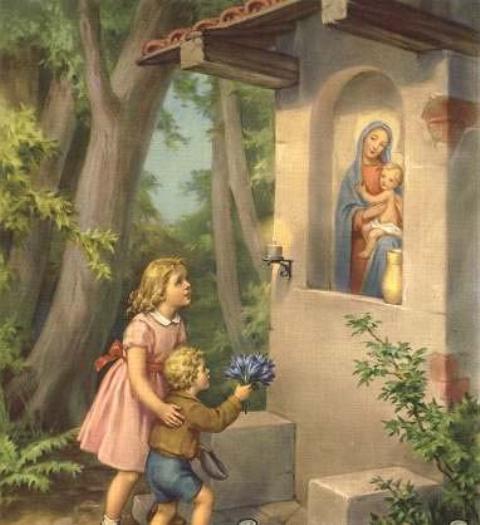 La Très Sainte Vierge Marie et les fleurs Ave_ma10