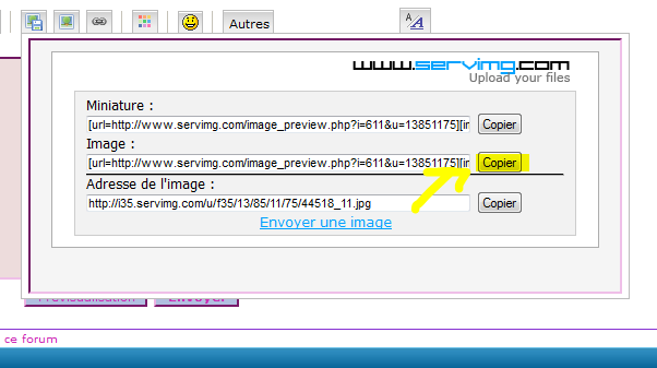 Comment poster une photo sur le forum? Captur72