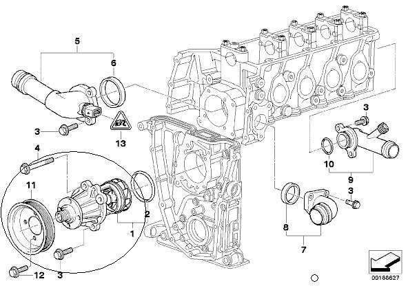 [ BMW E46 318i M43 an 1999 ] perte d'eau Pompe10